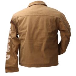 25IDS55365 GIACCA IN GABARDINE  Marrone