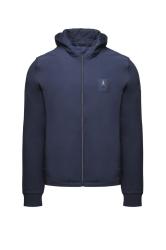 252AF0514UF00559 GIUBBINO CON CAPPUCCIO Blu
