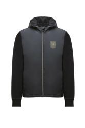 252AF0514UF00559 GIUBBINO CON CAPPUCCIO Nero