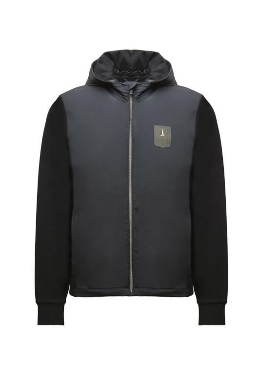 252AF0514UF00559 GIUBBINO CON CAPPUCCIO Nero