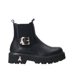 Stivaletti e Stivali PPJ965 Vitello fibbia logo strass Nero