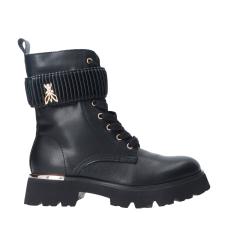 Anfibi PPJ976 Polacco vitello con strappo Nero