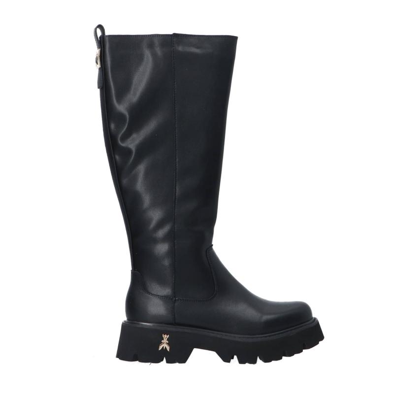 Stivaletti e Stivali PPJ973 Vitello logo gold Nero