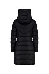 REBECCA 800FP LONG JACKET WITH FIXE Nero