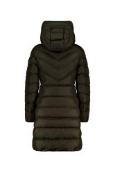 REBECCA 800FP LONG JACKET WITH FIXE Marrone