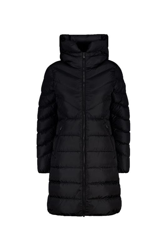 REBECCA 800FP LONG JACKET WITH FIXE Nero