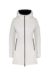 YSABEL 3.0 SOFTSHELL PADDED HOODY Bianco