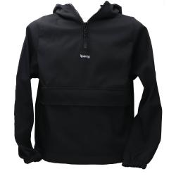 25IDS55247 NYLON ZIP GRAFFITO PICCOLO Nero