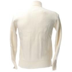 GL35051-F25 INTRECCIATO COLLO ALTO Bianco