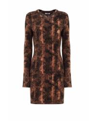 79PW976 S PRINTED ALLOVER  Marrone