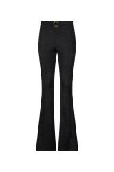79PW101 SLIM FLARE JEGGING COSTINA LUREX Nero