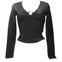 79PW638 SLIM COSTINA LUREX Nero