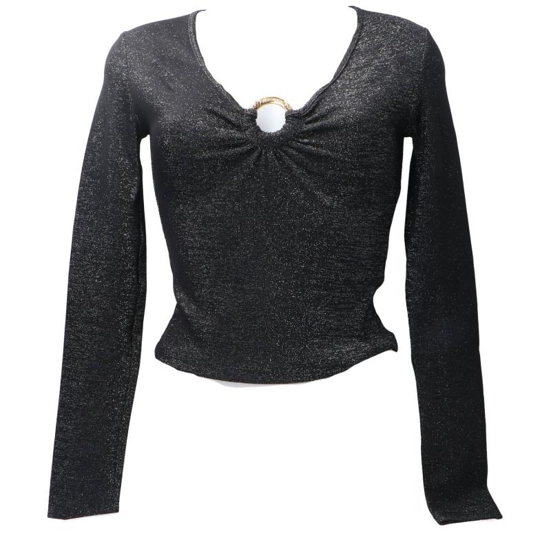 79PW638 SLIM COSTINA LUREX Nero