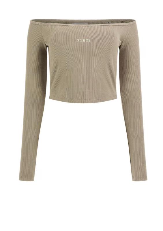CARLA LS KNIT TOPS Beige