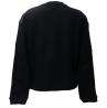 V6A1710 TEDDY COTTON FLEECE DIAGONAL Nero