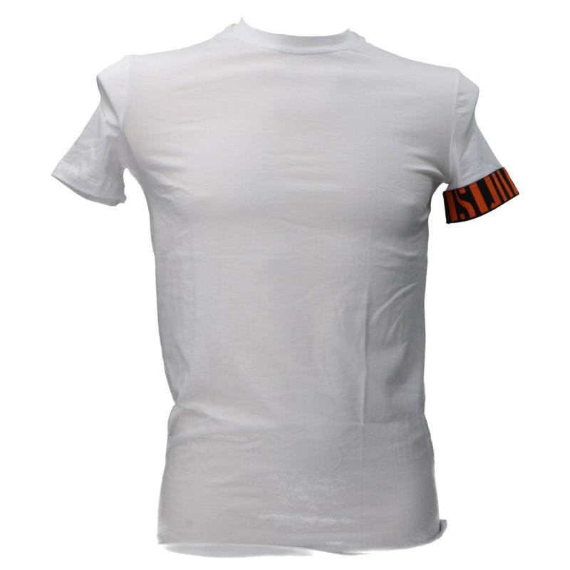 D9M3S59980 ROUND NECK T-SHIRT bianco 