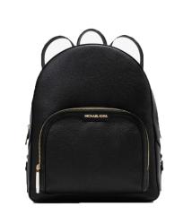 JAYCEE LG ZIP PKT BACKPACK LEATHER  Nero
