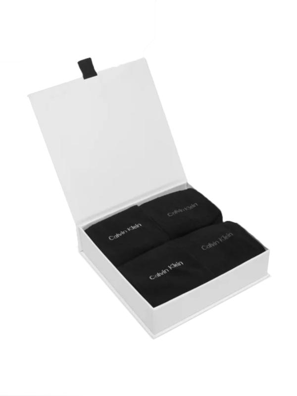 CK MEN SOCK 4P GIFTBOX CLASSIC Nero