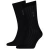 5970 CK MEN SOCK 2P PINSTRIPE Nero