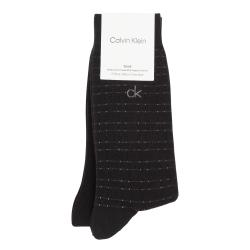 5969 CK MEN SOCK 2P GRID Nero