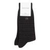 5969 CK MEN SOCK 2P GRID Nero
