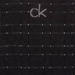 5969 CK MEN SOCK 2P GRID Nero