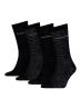 5980 CK MEN SOCK 4P GIFTBOX AOP Nero