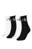 CKJ 5384 WOMEN SOCK 4P GIFTBOX MONO bianco 