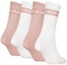 5385 CKJ WOMEN SOCK 4R GIFTBOX STRI Rosa