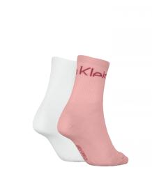 5518 CKJ WOMEN SHORT SOCK 2P CUT LO Rosa