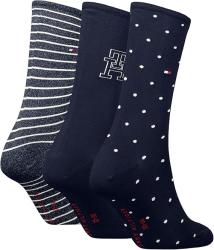 6464 TH WOMEN SOCK 3P GIFTBOX Blu