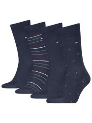 5375 TH MEN SOCK 4P TIN GIFBOX Blu