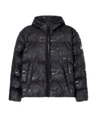7M000697 MOUNTAIN HOODED JACKET Nero