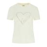 GUESS LOVE SS T-SHIRT Bianco Panna