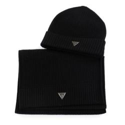 SCARF BEANIE GIFT BOX Nero