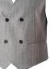 OE1F2W5I01 GILET DOPPIO PETTO Grigio