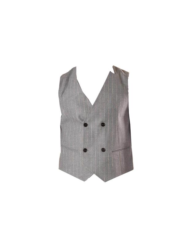 OE1F2W5I01 GILET DOPPIO PETTO Grigio