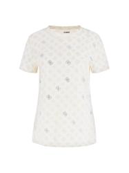 GLORIA PEONY SS T-SHIRT Bianco