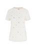 GLORIA PEONY SS T-SHIRT Bianco