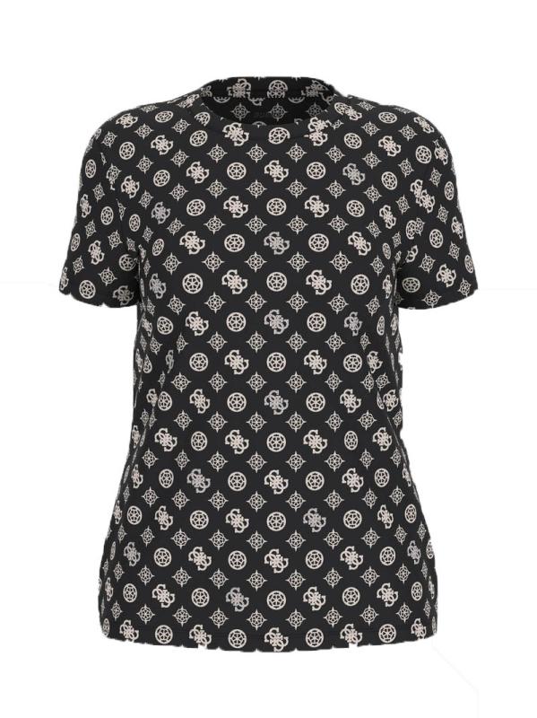 GLORIA PEONY SS T-SHIRT Nero