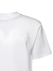 T-SHIRT LOGO IN RILIEVO Bianco