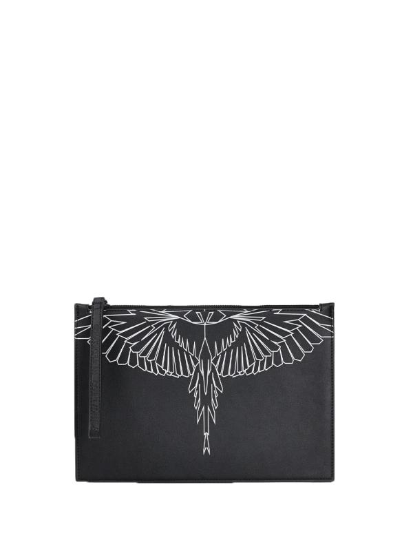 POCHETTE E.L.STAMPA Bianco/nero