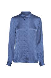 LS MARTHE LOGO SHIRT  Blu