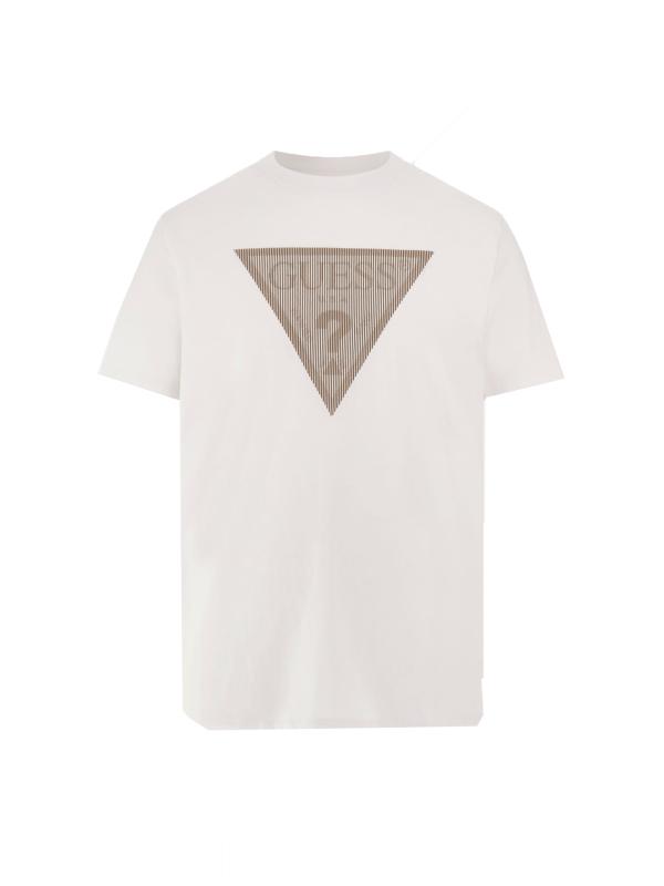 CN SS TRIANGLE LOGO TEE Bianco