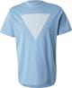 CN SS TRIANGLE LOGO TEE azzurro