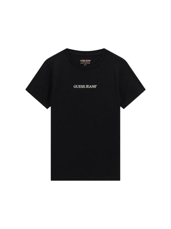 GJ SS CN SLIM LOGO PRINT TEE Nero