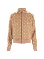 PEONY TAPED FULLZIP SWEATSHIRT Marrone