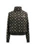 PEONY TAPED FULLZIP SWEATSHIRT Nero