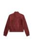 COUTURE FULL ZIP SWEATSHIRT Bordeaux