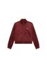 COUTURE FULL ZIP SWEATSHIRT Bordeaux